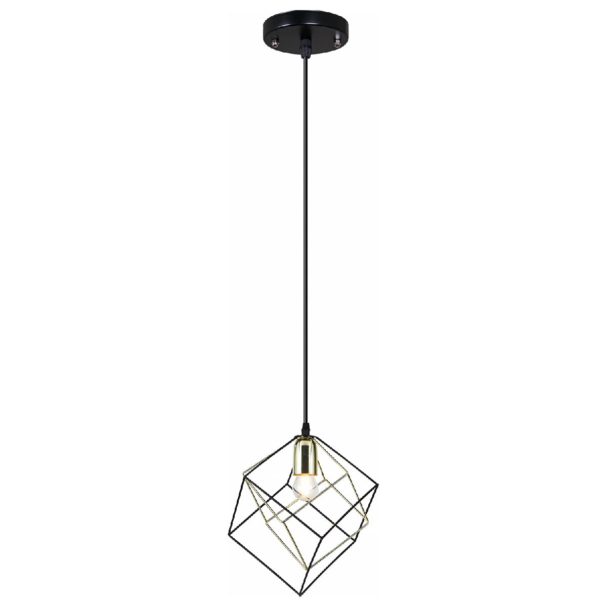 Подвесной светильник Illumico IL2002-1PB-05 BK GD