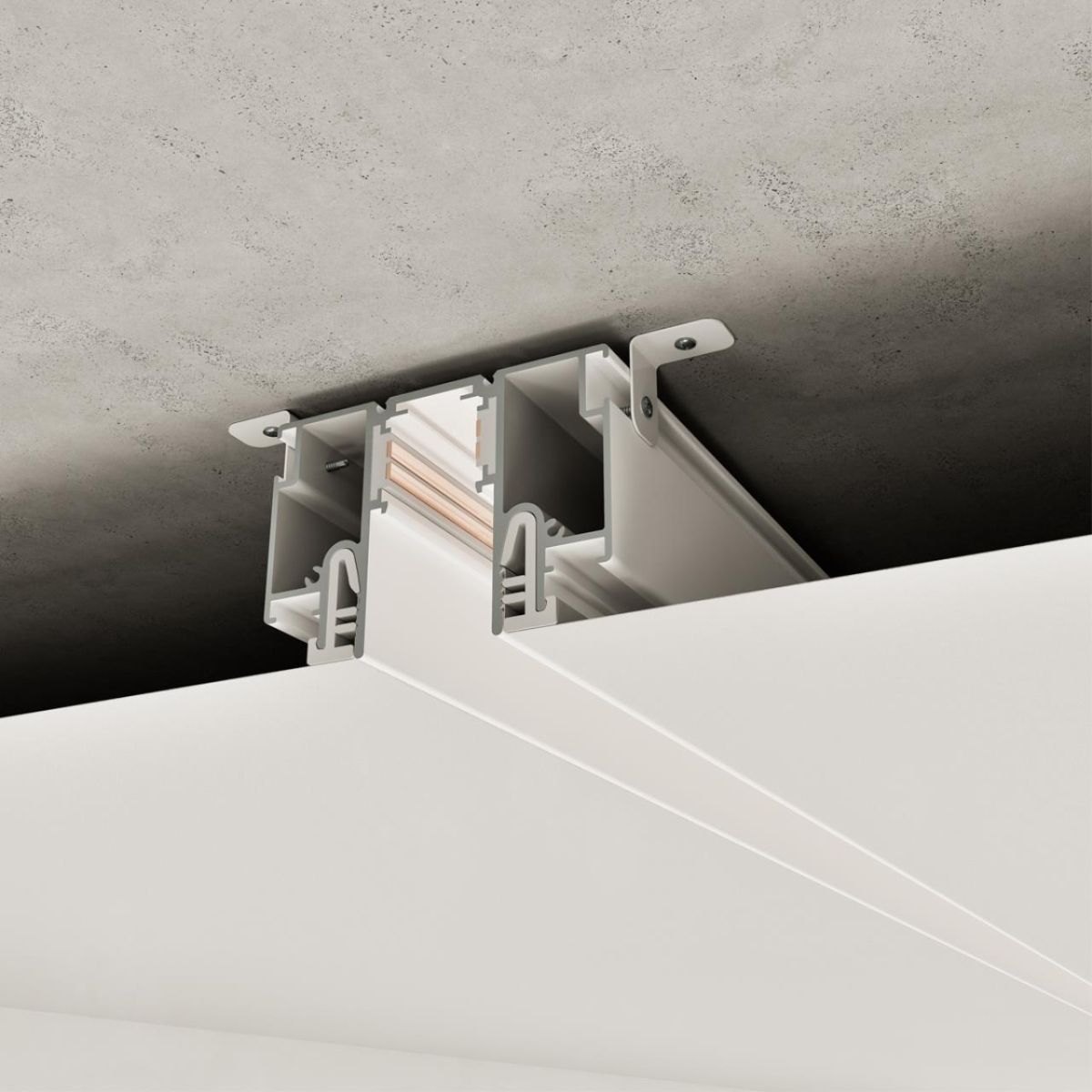 Шинопровод для монтажа в натяжной потолок LumFer For Novotech Flum 135327