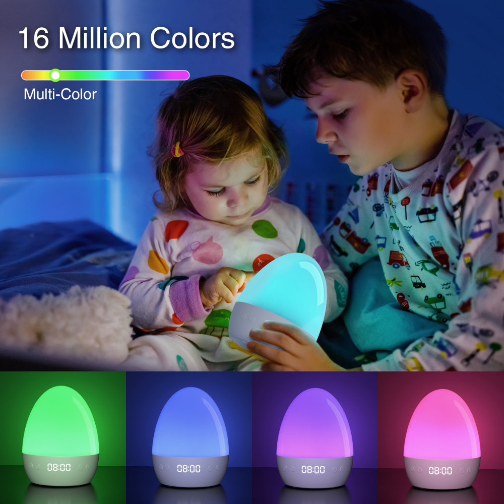 Часы-ночник с будильником Nitebird Baby Night Light LB2