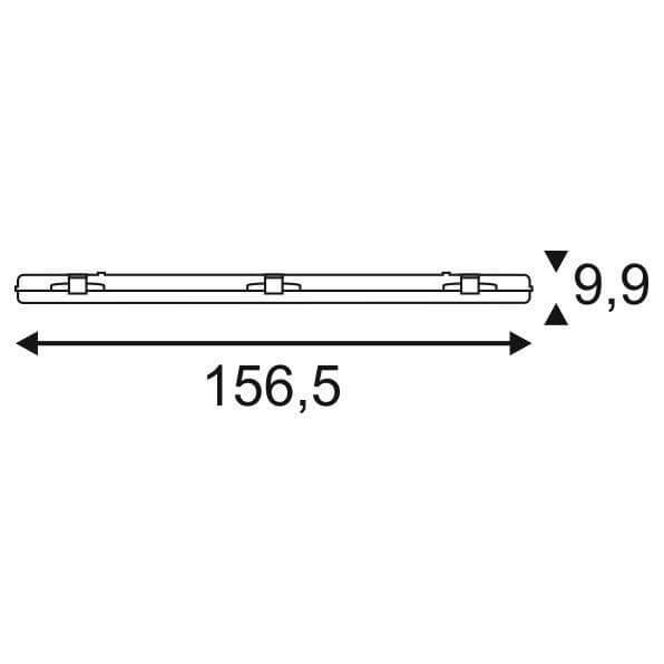 Уличный светильник SLV Germa 127cm Single 234101