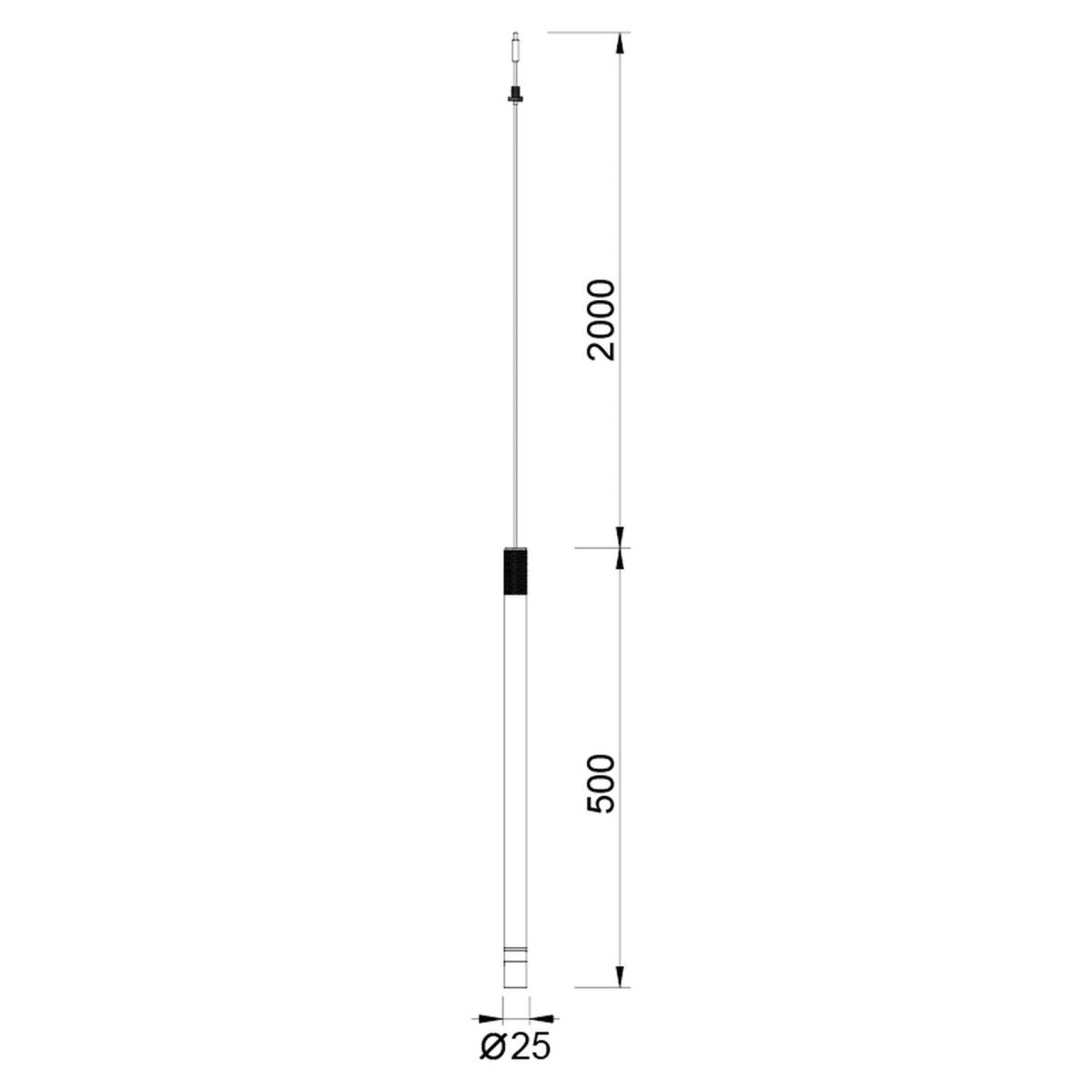 Подвесной модульный светильник без основания Mantra Moana 9337