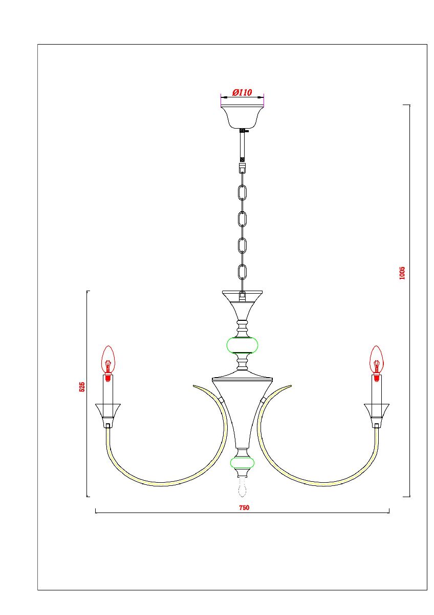 Подвесная люстра Arte Lamp Collinetta A4094LM-8WH УЦ