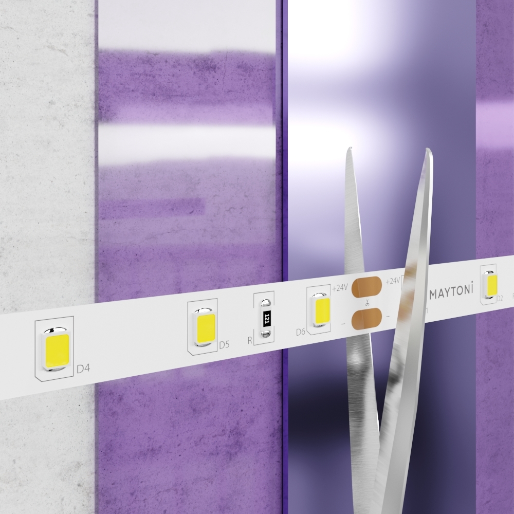 Светодиодная лента Maytoni Technical Led strip 24В 2835 7,2Вт/м 3000K 5м IP20 20013