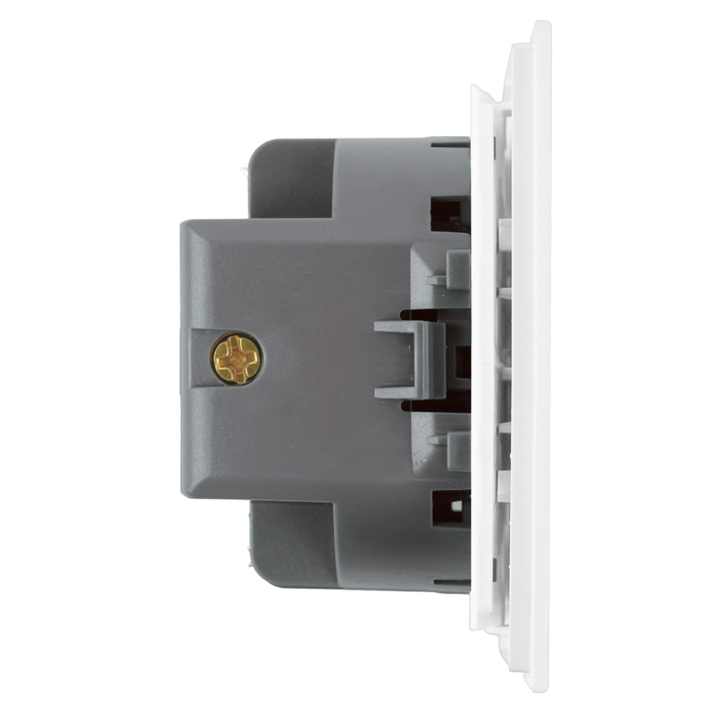 Выключатель 1-клавишный c индикатором (механизм) Stekker Мия 250В 10А RSW10-3101-01 белая магнолия 50431