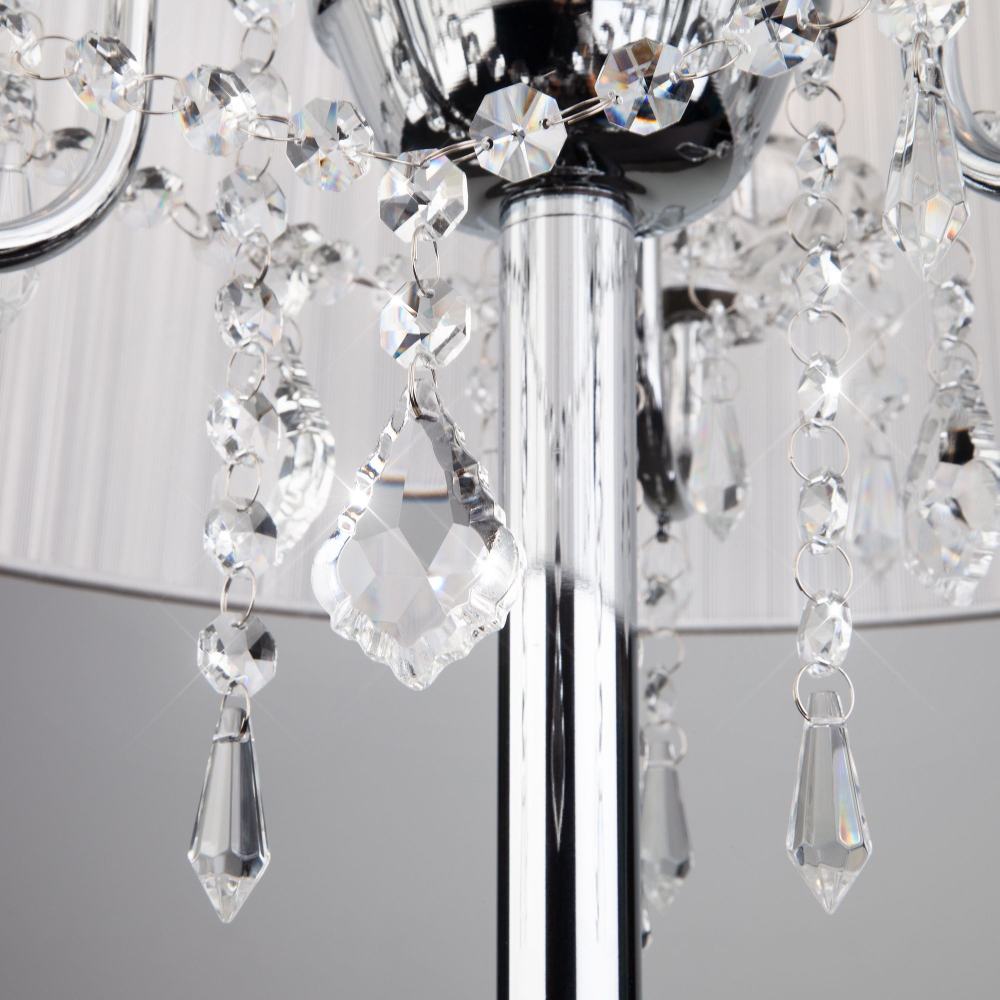 Торшер Eurosvet 2045/3F хром/белый в Москве