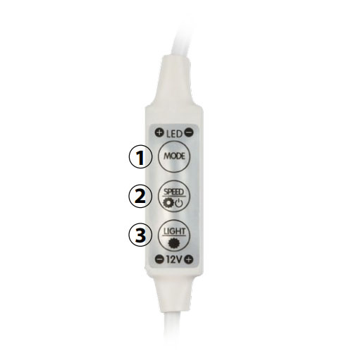 Контроллер для светодиодных одноцветных лент 12В (UL-00002278) Volpe ULC-Q510 Dim