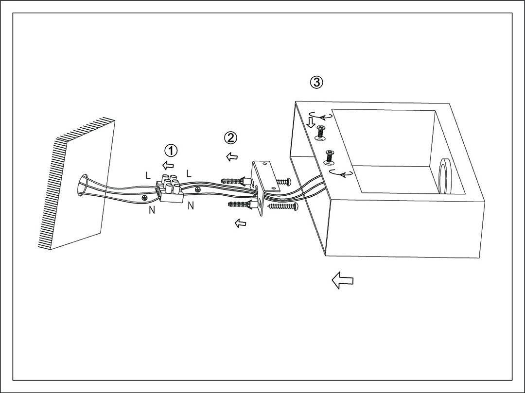Настенный светильник DesignLed GW-8110-10-BL-NW 001550