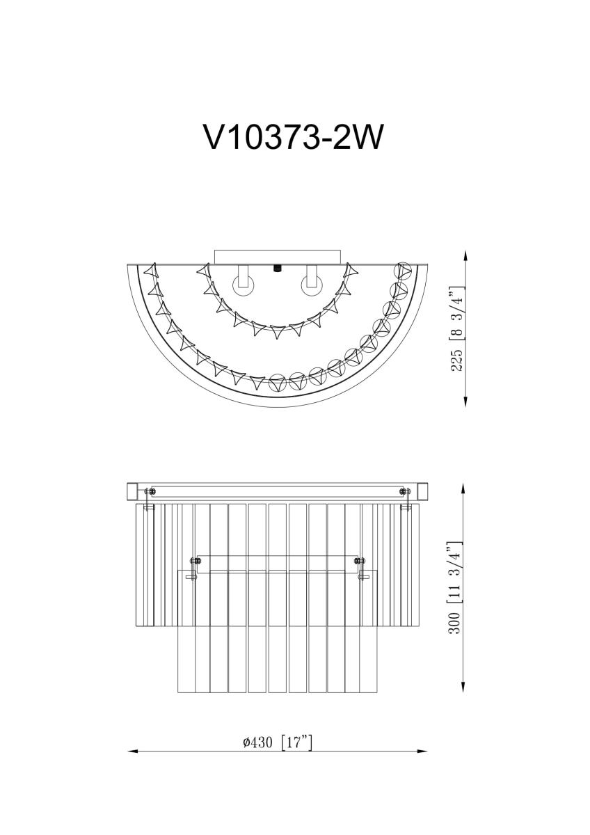 Настенный светильник Moderli Avista V10373-2W