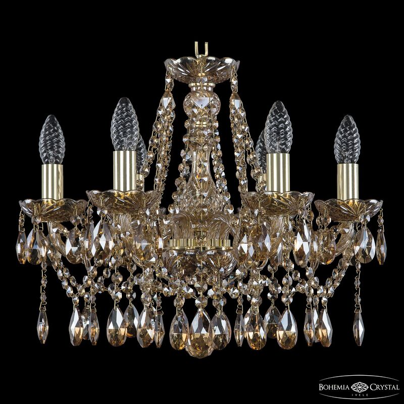 Подвесная люстра Bohemia Ivele Crystal 1413/6/165 G M721