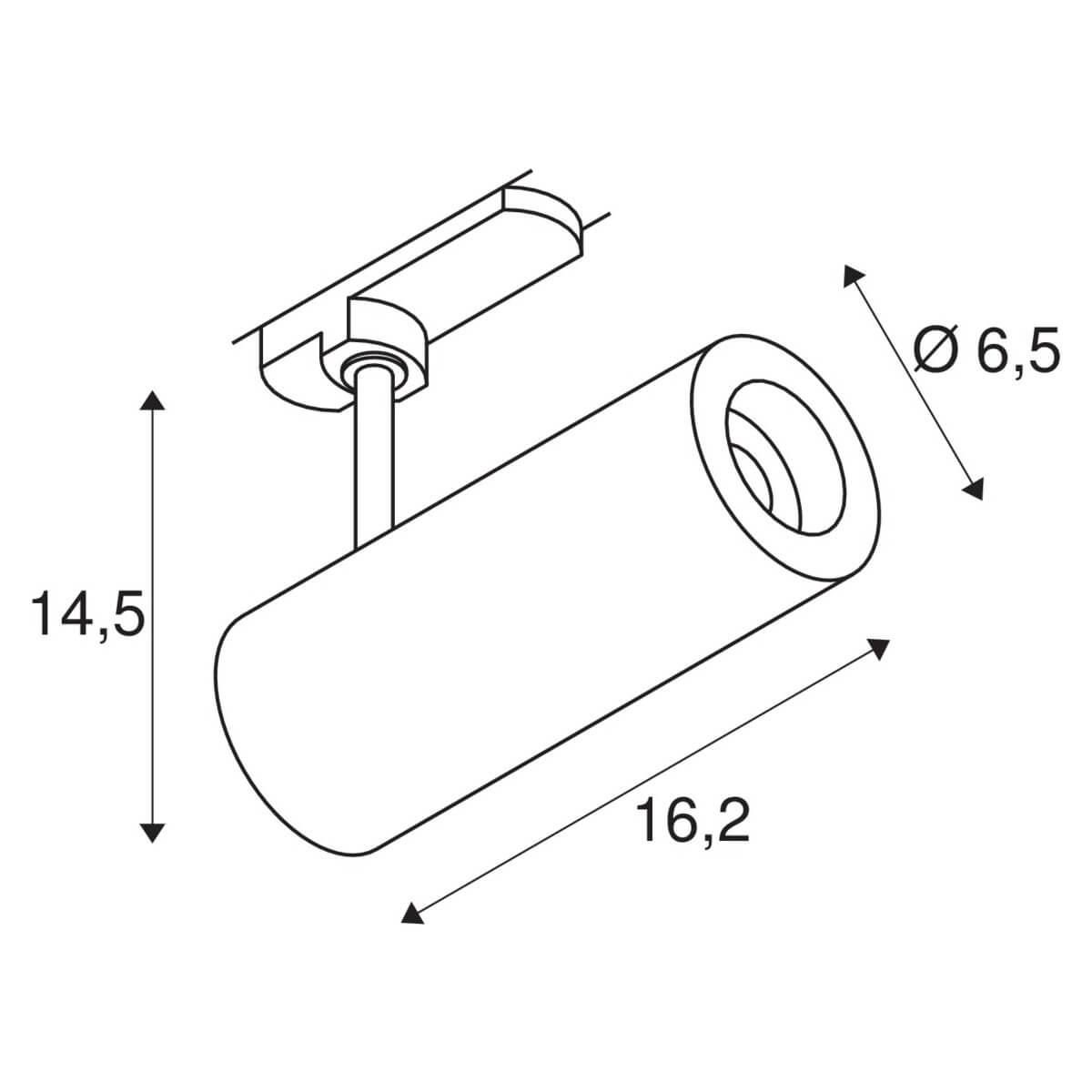 Трековый светильник SLV S-Track Dali Numinos 1004362