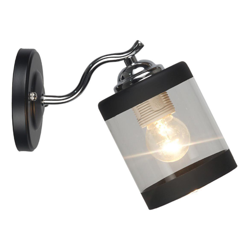 Бра в прихожую IMEX MD.3470-1-W CH+BK
