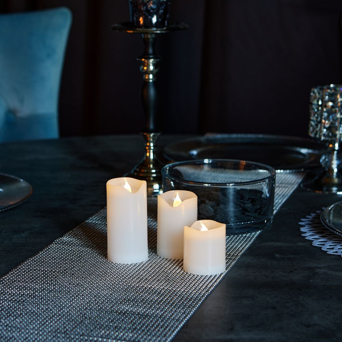 Набор свечей светодиодных Uniel ULD-F060 WARM WHITE CANDLE SET3 UL-00008593