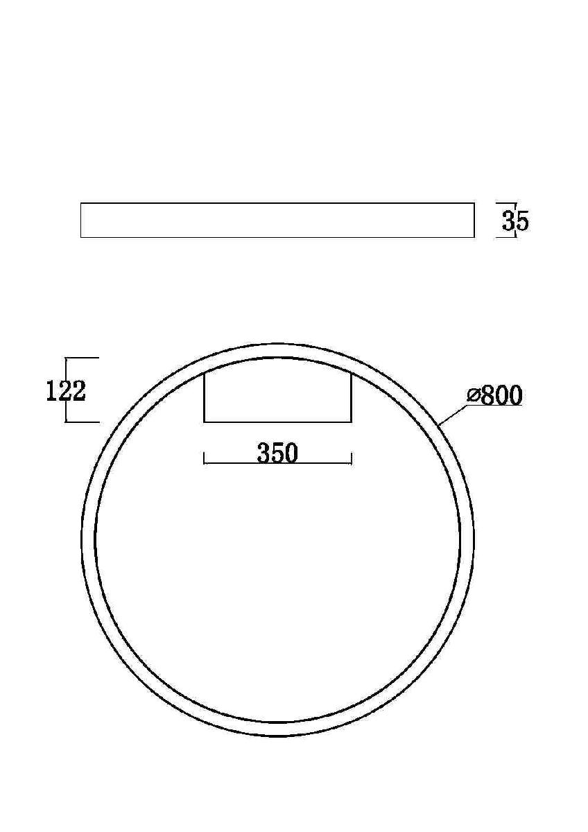 Потолочный светильник Maytoni Rim MOD058CL-L50W3K