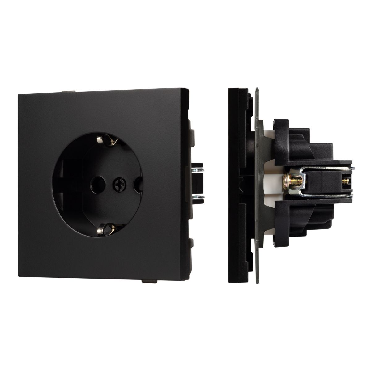 Механизм электрической розетки Arlight SCT-TENDO-MEU1-PL-BK (230V, 16A) 054079