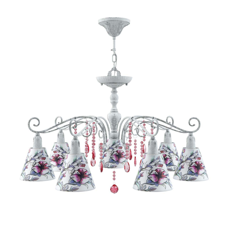 Подвесная люстра Lamp4you Provence E4-07-G-LMP-O-13-CRL-E4-07-PK-DN