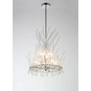 Люстра на штанге iLamp Casa 966C-12 CR+CL