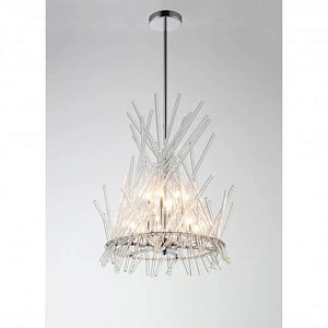 Люстра на штанге iLamp Casa 966C-12 CR+CL